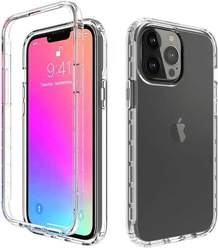 غطاء COTDINFOR لجهاز iPod Touch 7 جراب شفاف كريستالي غير مصفر شديد التحمل ناعم من مادة TPU بطبقة مزدوجة ممتص للصدمات متين لكامل الجسم جراب شفاف مقاوم للصدمات لجهاز iPod Touch 7 / Touch 6 / Touch 5 شفاف in Kuwait