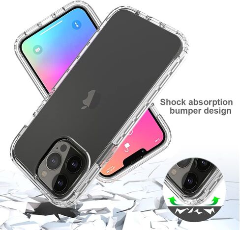 غطاء COTDINFOR لجهاز iPod Touch 7 جراب شفاف كريستالي غير مصفر شديد التحمل ناعم من مادة TPU بطبقة مزدوجة ممتص للصدمات متين لكامل الجسم جراب شفاف مقاوم للصدمات لجهاز iPod Touch 7 / Touch 6 / Touch 5 شفاف in Kuwait