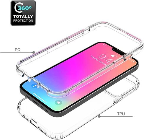 غطاء COTDINFOR لجهاز iPod Touch 7 جراب شفاف كريستالي غير مصفر شديد التحمل ناعم من مادة TPU بطبقة مزدوجة ممتص للصدمات متين لكامل الجسم جراب شفاف مقاوم للصدمات لجهاز iPod Touch 7 / Touch 6 / Touch 5 شفاف in Kuwait