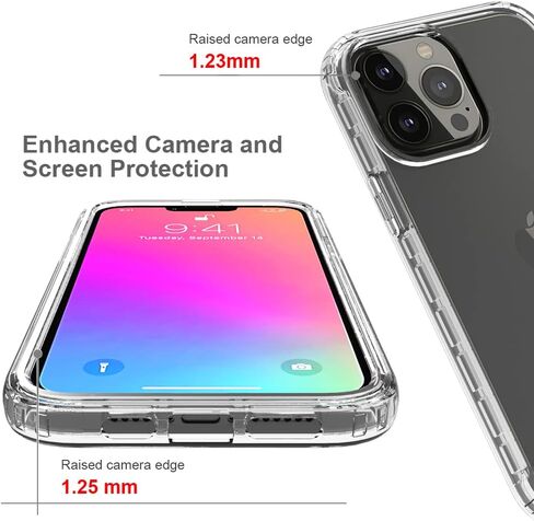 غطاء COTDINFOR لجهاز iPod Touch 7 جراب شفاف كريستالي غير مصفر شديد التحمل ناعم من مادة TPU بطبقة مزدوجة ممتص للصدمات متين لكامل الجسم جراب شفاف مقاوم للصدمات لجهاز iPod Touch 7 / Touch 6 / Touch 5 شفاف in Kuwait