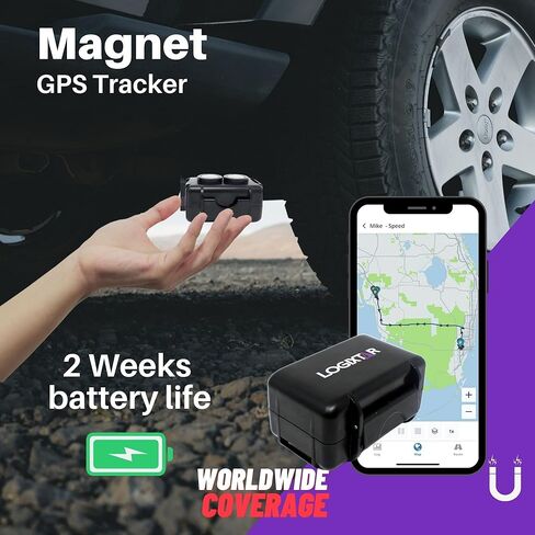 جهاز تعقب Logixtar Mini GPS مع حافظة مغناطيسية، تغطية عالمية 4G LTE في الوقت الحقيقي GPS، تتبع السيارات، الشاحنات، المقطورات، المعدات، الأطفال، كبار السن، تطبيق iOS وAndroid مجاني. الاشتراك المطلوبة in Kuwait