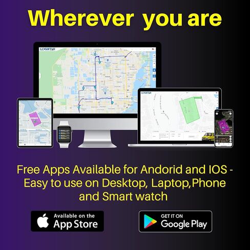 جهاز تعقب Logixtar Mini GPS مع حافظة مغناطيسية، تغطية عالمية 4G LTE في الوقت الحقيقي GPS، تتبع السيارات، الشاحنات، المقطورات، المعدات، الأطفال، كبار السن، تطبيق iOS وAndroid مجاني. الاشتراك المطلوبة in Kuwait