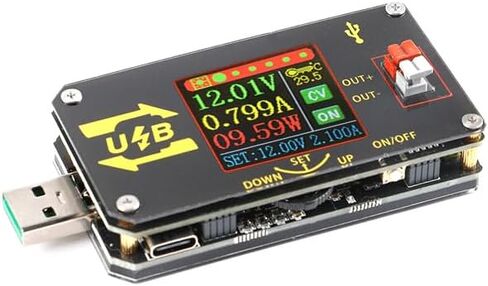 EC شراء XY-UDP CNC USB وحدة تعزيز إمدادات الطاقة شاشة ملونة الجهد المستمر والتيار 5V إلى 9V12V24V USB دفعة وحدة محول قابل للتعديل in Kuwait