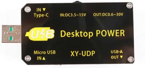 EC شراء XY-UDP CNC USB وحدة تعزيز إمدادات الطاقة شاشة ملونة الجهد المستمر والتيار 5V إلى 9V12V24V USB دفعة وحدة محول قابل للتعديل in Kuwait