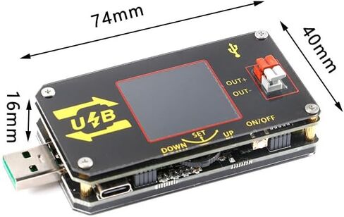 EC شراء XY-UDP CNC USB وحدة تعزيز إمدادات الطاقة شاشة ملونة الجهد المستمر والتيار 5V إلى 9V12V24V USB دفعة وحدة محول قابل للتعديل in Kuwait