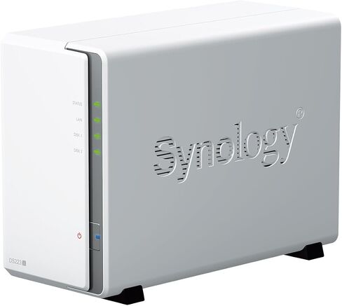 Synology DS223j 2-Bay Diskstation NAS (Realtek RTD1619B 4-Core 1.7 GHz 1GB DDR4 Ram 1xRJ-45 1GbE LAN-Port) 8TB Bundle with 2X 4TB Seagate IronWolf in Kuwait