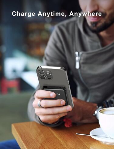 miisso 6000mah Ultra Slim Power Bank, Card Size, Deep Black in Saudi Arabia