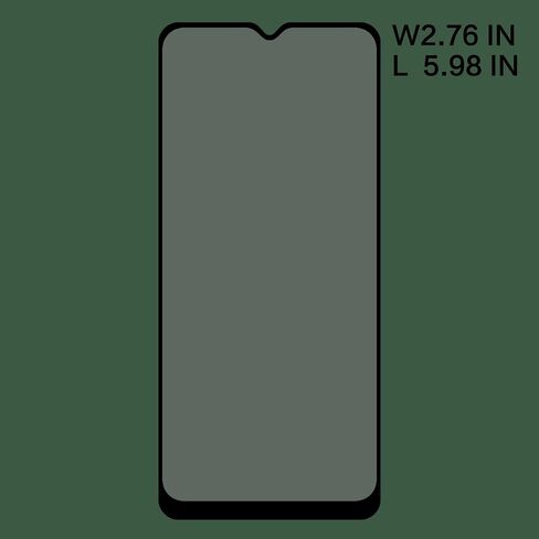 XINXUSONG 2 Pack Privacy Screen Protector Full Coverage Scratch Resistant Shatter Proof Tempered Glass Silk Print Black Protective Film For No kia G10 / Nokia G20. in Saudi Arabia