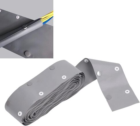 Cable Protective Sleeve Cable Protective Flame Retardant Fire Proof POM Button Wire Sleeving Cable Protective Tube (15M) in Saudi Arabia