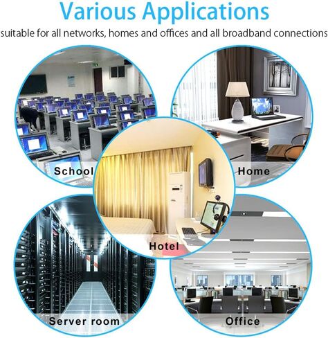 كابل مقسم إيثرنت RJ45، 1 ذكر إلى 3 × أنثى كابل محول مقسم إيثرنت LAN، مقسم توصيل النقل in Kuwait