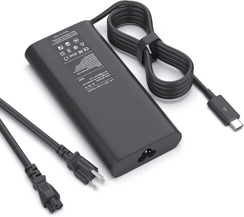 90W USB C Laptop Charger for Dell Latitude 5420, 5520, 7420, 5400, 7300, Dell XPS 13 12, Precision 5530 2in1, 3540, 3550, 5550, 5750 Adapter Power Supply Cord in Saudi Arabia