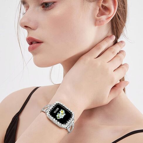 Bling Bumper Case Compatible with 44mm Apple Watch Series 6/5/4/SE3/SE2/SE in Kuwait