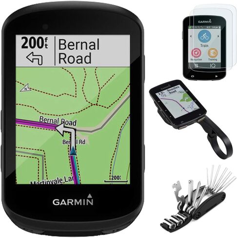 مجموعة جهاز كمبيوتر لركوب الدراجات من Garmin Edge 530 GPS وحامل للدراجة مع واقي شاشة من الزجاج المقوى عبوتين ومجموعة أدوات الدراجة 16 في 1 (010-02060-00) in Kuwait