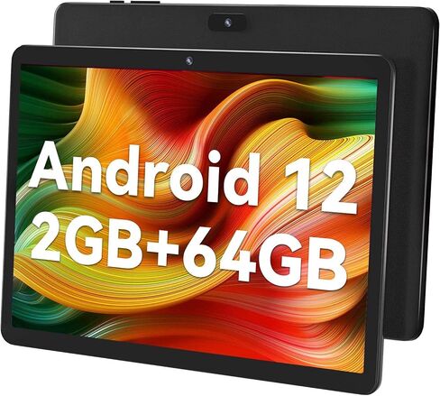 كمبيوتر لوحي SGIN Android 12، تابلت بشاشة 10 بوصات HD IPS، ذاكرة وصول عشوائي 2 جيجا بايت 64 جيجا بايت مع معالج MTK ثماني النواة 1.6 جيجا هرتز، كاميرا مزدوجة 2 ميجا بيكسل + 5 ميجا بيكسل، 1280 * 800 بيكسل، GPS، بلوتوث 5.0,5000 مللي أمبير، واي فاي in Saudi Arabia