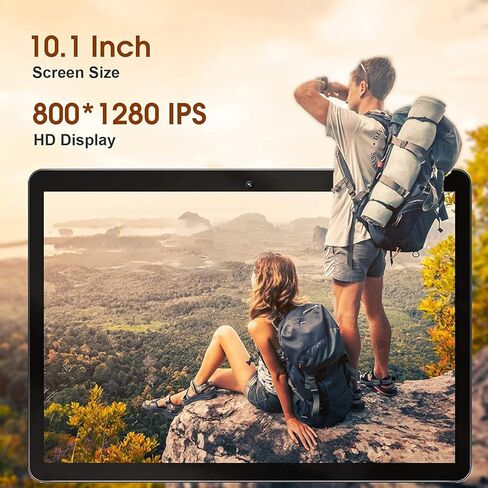 كمبيوتر لوحي SGIN Android 12، تابلت بشاشة 10 بوصات HD IPS، ذاكرة وصول عشوائي 2 جيجا بايت 64 جيجا بايت مع معالج MTK ثماني النواة 1.6 جيجا هرتز، كاميرا مزدوجة 2 ميجا بيكسل + 5 ميجا بيكسل، 1280 * 800 بيكسل، GPS، بلوتوث 5.0,5000 مللي أمبير، واي فاي in Saudi Arabia