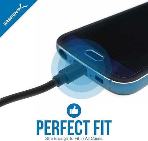 SABRENT USB 3.0 Sharing Switch for Multiple Computers and Peripherals LED Device Indicators + [6-Pack] 22AWG Premium 3ft Micro USB Cables High Speed USB 2.0 A Male to Micro B Sync and Charge Cables in Saudi Arabia