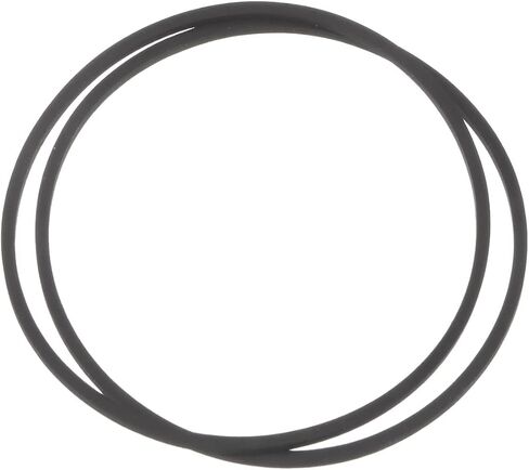 HARFINGTON 2 قطعة أحزمة آلة شريط كاسيت 1 مم مربع 110 مم طول (مطوية 55 مم) مطاط لإصلاح مسجل الكاسيت، أسود in Kuwait