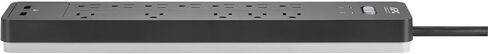 APC Surge Protector Power Strip, PH12, 2160 Joules, Flat Plug, 12 Outlet Power Cord Strip Black in Saudi Arabia