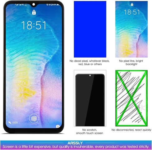 for Samsung Galaxy A14 5G Screen Replacement for Samsung A14 5G Display for Galaxy A14 5G LCD SM-A146P A146U Digitizer Touch Screen Assembly Repair Parts with Frame(US Version) in Saudi Arabia