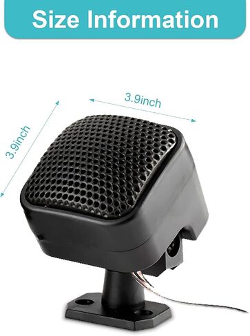 Yosoo Health Gear Car o Speakers, Car Stereo Tweeter Speakers, 1 Pair 12V 500W Mini Car Speaker o Tweeters 200mm 98dB Loudspeaker Automobile Speaker in Saudi Arabia