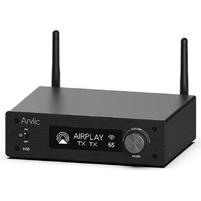 مضخم صوت Arylic H50 Hi-Fi Multiroom WiFi مع بلوتوث aptX HD وHDMI ARC وAirplay 2 وSpotify للموسيقى المنزلية اللاسلكية. يدعم نقل الموسيقى واستقبالها 192 كيلو هرتز/24 بت. مضخم صوت 50 وات*2 in Kuwait