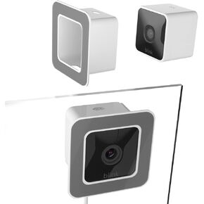 ( Pack of 2 ) Window Mount for Blink Mini, Through Window Use Blink Mini Camera, No Need to Run Wiring Outdoors (White/Pack of 2) in Saudi Arabia