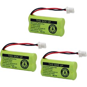 QBLPOWER BT-183342 BT-283342 BT-166342 BT-266342 BT-162342 BT-262342 بطارية CS6114 CS6419 CS6719 EL52300 CL80111 هاتف لاسلكي (عبوة من 3) in Kuwait