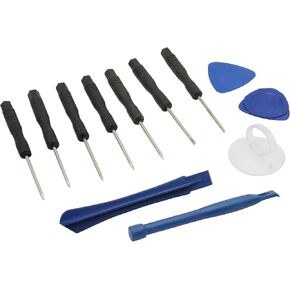 Best Shopper - Complete Opening Screw Driver Kit – Removal Repairing Cleaning Gadgets - Repair Tools Kit Compatible with iPhone 5 5S SE 6 6 Plus 6S 6SPlus 7Plus 8Plus X XS XR iPod iPad in Saudi Arabia