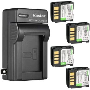 Kastar 3-Pack BN-VF707U Battery and AC Wall Charger Replacement for JVC BN-VF707U BN-VF707UE BN-VF707US BN-VF714U BN-VF714UE BN-VF714US BN-VF733U BN-VF733UE BN-VF733US Battery, AA-VF7 AA-VF7U Charger in Kuwait