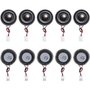 ACEIRMC 10 قطعة 2 وات 8 أوم مكبر صوت صغير بمغناطيس داخلي دائري مشغل MP3 MP4 (2 وات 8 أوم) in Kuwait