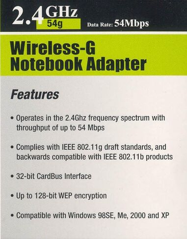Cisco-Linksys WPC54G Wireless-G محول حاسوب محمول in Saudi Arabia