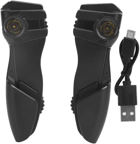 latulipo Your Mobile Gaming Experience with Our Six-Finger Gamepad - Mobile Gaming Controller with Trigger Buttons Game Handle Grip and Auxiliary Controller for Mobile Shooting in Saudi Arabia