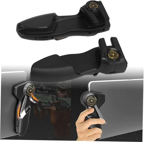 latulipo Your Mobile Gaming Experience with Our Six-Finger Gamepad - Mobile Gaming Controller with Trigger Buttons Game Handle Grip and Auxiliary Controller for Mobile Shooting in Saudi Arabia