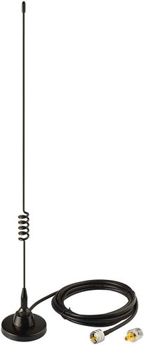 Bingfu Vehicle Car Mobile Ham Radio Antenna Dual Band VHF UHF | 136-174MHz 400-520MHz Magnetic Base PL259 Male Antenna for BTECH ICOM Midland Yaesu TYT AnyTone Amateur Two Way Radio in Kuwait