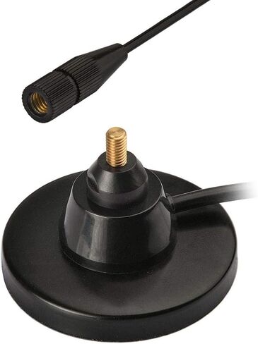 Bingfu Vehicle Car Mobile Ham Radio Antenna Dual Band VHF UHF | 136-174MHz 400-520MHz Magnetic Base PL259 Male Antenna for BTECH ICOM Midland Yaesu TYT AnyTone Amateur Two Way Radio in Kuwait