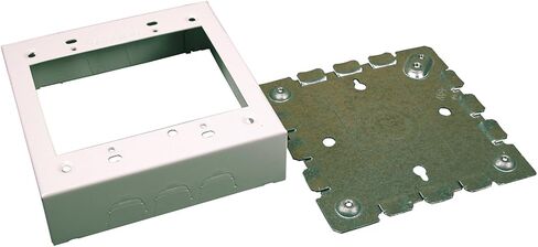 Legrand Wiremold BWH-9-10-11 Metal Raceway for Extending Power, 700 Series, Accessory Pack with Mounting Clips, Straps, and Fittings, White (1 Pack) in Kuwait