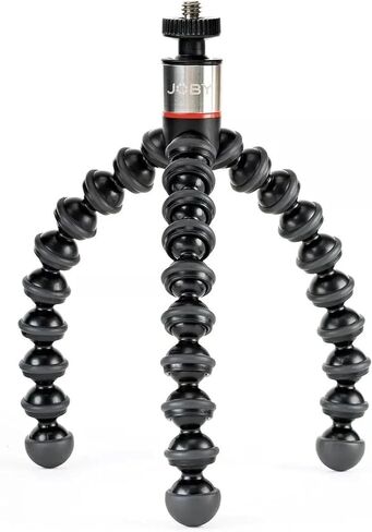 JOBY GripTight ONE Micro Stand, Universal Phone Holder, Small Tripod for Smartphone, Foldable and Portable, Watch FIFA World Cup Football, Black in Kuwait