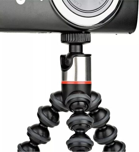 JOBY GripTight ONE Micro Stand, Universal Phone Holder, Small Tripod for Smartphone, Foldable and Portable, Watch FIFA World Cup Football, Black in Kuwait