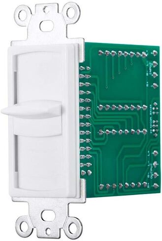 Monoprice 300-Watt Slider Volume Control - Impedance Matching, with Standard 1-Gang Wall Plate Setup, Color Kit in Saudi Arabia