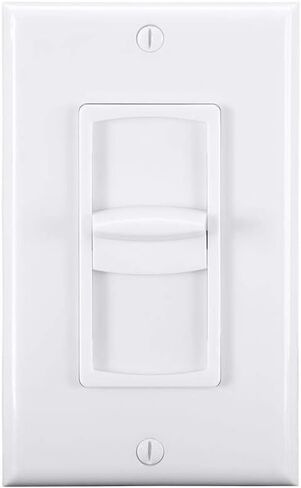 Monoprice 300-Watt Slider Volume Control - Impedance Matching, with Standard 1-Gang Wall Plate Setup, Color Kit in Saudi Arabia