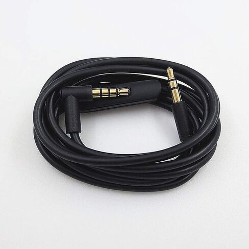 NTQinParts Replacement Black 3.5mm Audio Stereo Jack Cable Cord with MIC for JBL Live 400BT 500BT 650BTNC Wireless Over-Ear Bluetooth Headphone in Saudi Arabia