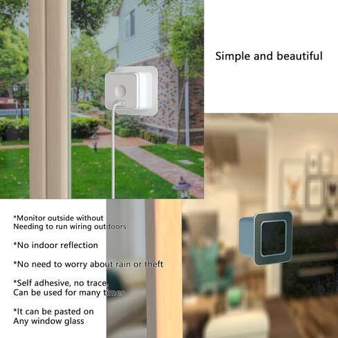 ( Pack of 2 ) Window Mount for Blink Mini, Through Window Use Blink Mini Camera, No Need to Run Wiring Outdoors (White/Pack of 2) in Saudi Arabia