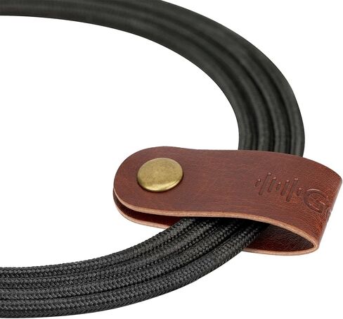 Geekria Power Cord Organizer Earphone Winder Cable Straps, Charging Cable Ties, USB Cords Bandage/Headphone Cable Clips, Holder Rustic Cord Management System with Handmade Faux Leather (10PCS) in Saudi Arabia
