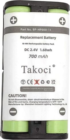 Youejoeq بطارية قابلة للشحن لسماعات sonyBP-HP550-11، MDR-RF970RK، RF970R، RF925RK، RF925R، RF912RK، RF4000K، IF245RK، RF860RK، RF855RK، RF850RK، RF840RK، RF811RK، RF810RK in Saudi Arabia
