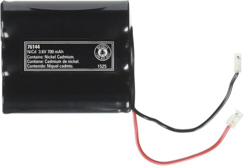 بطارية هاتف لاسلكية قابلة لإعادة الشحن من باور جير، 3.6 فولت، حزمة بطارية 700 مللي أمبير في الساعة، هيدريد معدن النيكل، متوافقة مع سماعة الهاتف اللاسلكية، 76144 in Kuwait