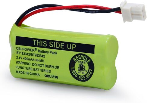 QBLPOWER BT-183342 BT-283342 BT-166342 BT-266342 BT-162342 BT-262342 بطارية CS6114 CS6419 CS6719 EL52300 CL80111 هاتف لاسلكي (عبوة من 3) in Kuwait