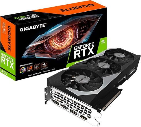 Gigabyte GeForce RTX 3070 Gaming OC 8G Graphics Card, 3X WINDFORCE Fans, 8GB 256-bit GDDR6, GV-N3070GAMING OC-8GD Video Card and GP-P750GM in Kuwait
