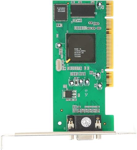 بطاقة Hilitand PCI Graphics VGA 8MB 32Bit Desktop Component Accessories MultiDisplay لـ ATI Rage XL in Kuwait