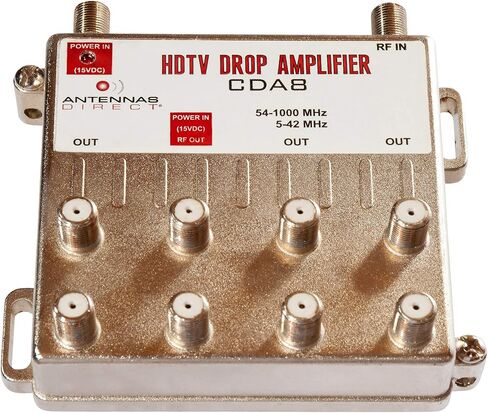 هوائيات Direct ClearStream Juice VHF/UHF نظام تضخيم مسبق منخفض الضوضاء وهوائي تلفزيون Clearstream 4V، نطاق يزيد عن 70 ميل، UHF/VHF، متعدد الاتجاهات، داخلي، علية، خارجي، أسود in Kuwait