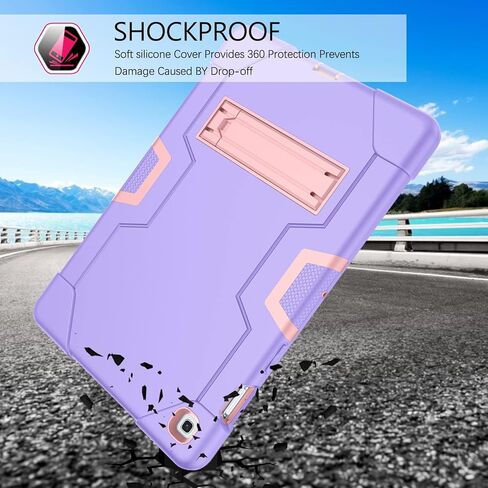 حافظة Galaxy Tab S5e 10.5 2019 SM-T720/T725 GUAGUA مسند شديد التحمل 3 في 1 عالي التأثير لكامل الجسم وممتص للصدمات ومضاد للخدش لهاتف Samsung Galaxy Tab S5e 2019 أسود/أزرق in Kuwait